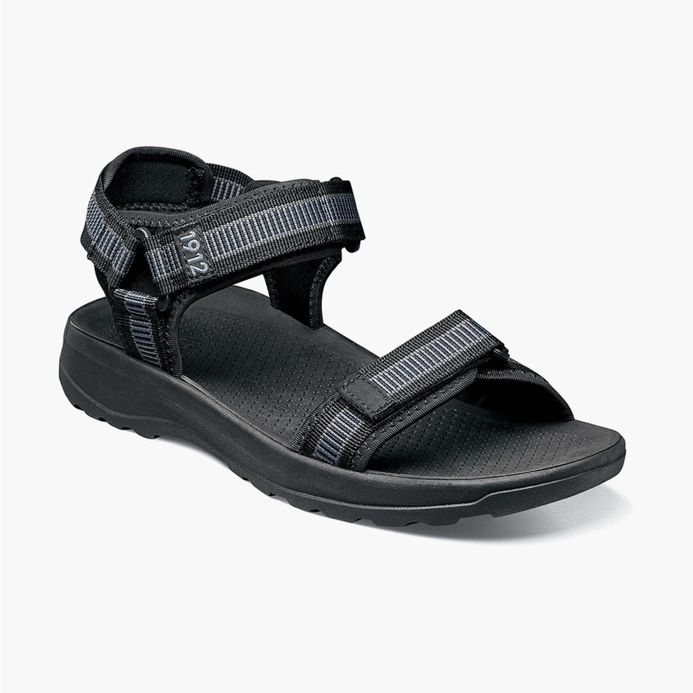 Nunn Bush Men's Huck Sport Three Strap Casual Sandal - Size 12